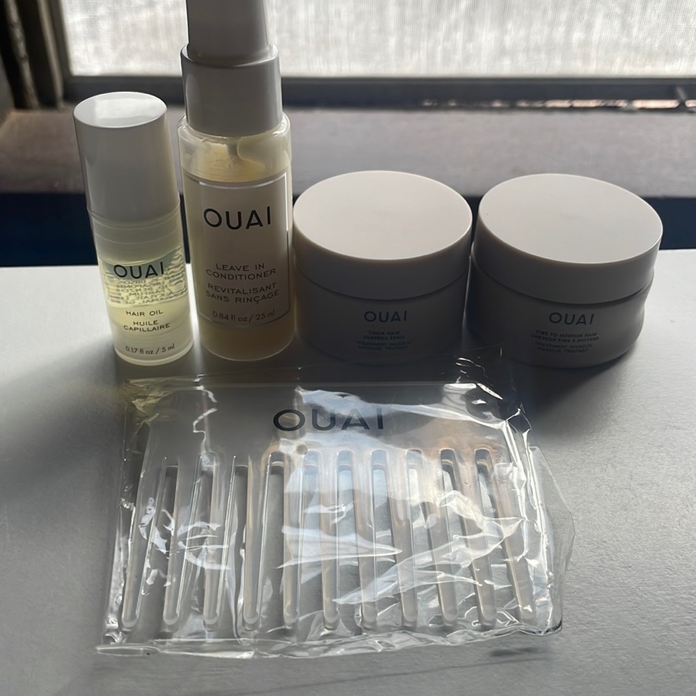 OUAI hair samples